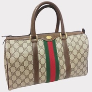 ⁺⊹古董精品⊹⁺┇GUCCI Sherry Line 復古迷你波士頓包/手提包✦