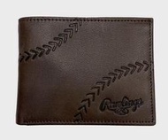 日本進口 Rawlings  棒球手套牛皮 真皮 兩折短夾 兩折皮夾(RPW007-200)