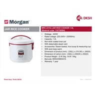 Morgan Jar Rice Cooker 1.0L MRC-2310J