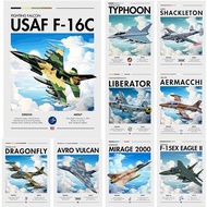 Attack Fighter Jet Air Force Plane Poster Light Ground-attack Aircraft A-37 F-16 Fighting Falcon Can