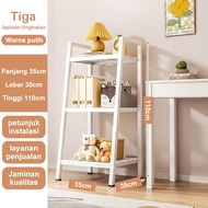 Rak besi susun Rak Penyimpanan Rak Ruang Tamu Rak Bunga Rak Susun Besi Lerberg Ikea 5 Tingkat Dengan