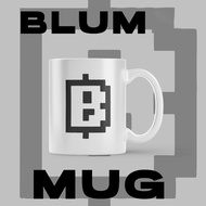 Crypto Mug " BLUM" - Crypto Blum Glass / Crypto Telegeram Blum Mug / Durov
