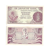 [N] Uang kuno Indonesia 1/2 Gulden 1948 Seri Federal III