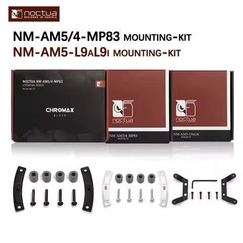 Noctua NM-AM5/4-MP83 MP78 L9aL9i Mounting-kit AMD-AM5-AM4 Socket For Noctua CPU cooler AMD-AM5-AM4 P