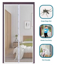 WEFILM Full Magnetic Door Screen Mosquito Net Curtain Fly Insect Anti-mosquito Invisible Mesh for Home Office Store