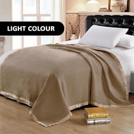 Thick Hotel Camel Blanket- Selimut Hotel coklat - Thermal Fleece blanket - Hotel amenities
