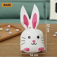 aiGooTan - (ISI 10) GOODIE BAG IKAT 14x23 - Plastik Kemasan Ultah Hampers Tas Snack Anak Lucu Medan