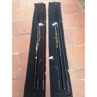 Three-piece six-piece fishing rod 4m25 long surf gazer can comfortably load 1 to 25kg fish