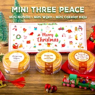 Christmas Hampers -mini Three Peace - Loves mini Nutella, Sesame, Choco Cheese Flavors - Christmas Hampers