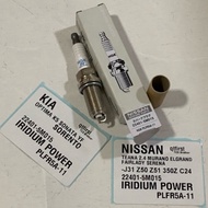 IRIDIUM PLUG NEW ORIGINAL 22401-5M015 MADE IN JAPAN PLFR5A-11 FOR NISSAN SERENA C24 TEANA J31