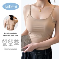 Kobeni Camisole Ice Silk Vest Tank Top Ice Fabric Women Underwear Vest