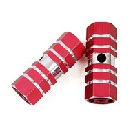 [Chuffed-t] 2Pcs Aluminum M TB Bike Bicycle A xle Pedal Non-slip Front Rear A xle Foot Pegs Bicycle 