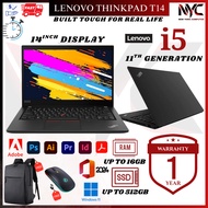 Laptop  i5 8TH - 7th Gen | Lenovo ThinkPad T490 - T470 - X280 | 16GB RAM | 512 SSD |1-Year Warranty