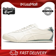 ONITSUKA TIGER MEXICO 66™ (สีขาว/สีเขียว) รองเท้าลำลองแฟชั่นอเนกประสงค์ รองเท้าสีขาว เหมาะสำหรับผู้ชายและผู้หญิงและคู่รัก 1183B781-103