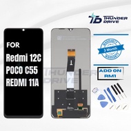 Thunder Drive Compatible For redmi 12C poco C55 11A LCD Touch Screen