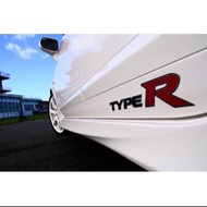 (Ready Stock) K589# 2pcs Civic FD Type R Car Side Door Vinyl Decal Sticker