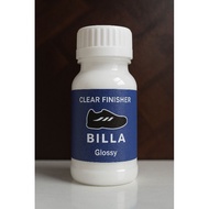 Clear. finisher/vernish paint laether paint. paint polish and polish