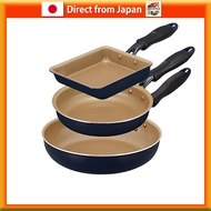 Doshisha Evercook Frying Pan Set-3 Pieces (20cm, 26cm Frying Pan, Tamagoyaki Pan) Gas＆IH Compatible