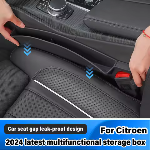 Car Seat Gap Storage Box Lipstick Phone Holder Interior Accessories For Citroen C4 C5 C3 C2 C1 C4L C