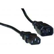 [LOCAL] HIGH QUALITY 3PIN POWER CORD C13 TO C14 EXTENSION (M) TO (F) CABLE 1.5M