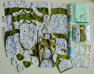 50 PCS Paket Hemat Lahiran Komplit Baju Bayi Baru Lahir Paket Hemat Brojol Baby Paket Komplit Bayi B
