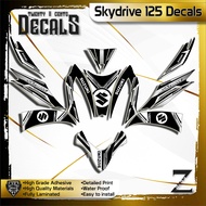 skydrive 125 decals high-quality sticker lines