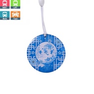 Blue and white porcelain EZ-CHARM EZ-Link Charm round（Expiry Date:2029）