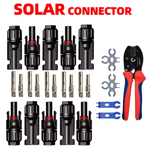 600/400/200/100/40/20/10Pcs Solar Connectors PV Plugs 1000V 30A Solar Panel Connector Kit Available 