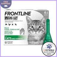 Frontline Plus For Cats 6 Pipettes