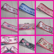M2M WALLPAPER List Border Sticker 10cm x 10m Wall Border List Border Flower Motif List Wallpaper Wal