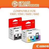 Canon Ink PG-88 -Black / CL-98 Colour / Colour Ink Cartridge Ink for Canon E500 / E510 / E600 / E610