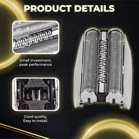 Series 8 Replacement Foil Head 83M Fit For Braun S8 Electric Shaver 8320S，8325S，8330S，8340S，8350S，83