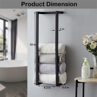 Bathroom Wall Towel Rack Bathroom Towel Folding Storage Rack Wall Hanging Towel Storage Rack