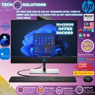 Komputer Riba Bajet di Malaysia HP Pro One 400 G5 AIO 24"Business Intel Core i5-9500T 8GB 256GB m.2 
