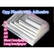 Manilago 100pcs Opp Plastic for 3r/4r/5r/A5/A4, Short Long Bondpaper Size Packaging