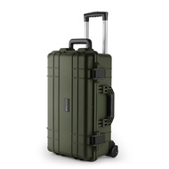 vidafun V22 防水耐撞提把拉桿收納氣密箱 登機箱 綠色 贈10包乾燥劑+原廠行李束帶