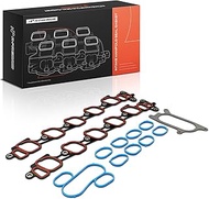 A-Premium Lower and Upper Engine Intake Manifold Gaskets Compatible with Ford F-250 F-350 F-450 F-55