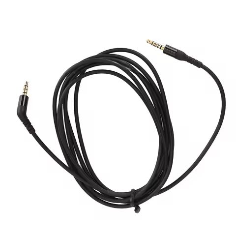 Headphone Cable 3.5mm 5 Pole Sound Plug HiFi Replacement Headset Sound Cord 6.6ft for SteelSeries Ar