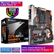 Socket 1151 (95% New) (Intel 8th & 9th Gen) Intel LGA 1151 B360 Z370 Z390 Asus MSI Gaming Motherboar