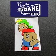 Bad Boy Funny Meme Animation Sticker Cutting Sticker