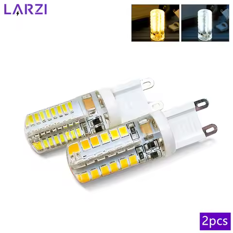 2pcs G9 LED 7W 9W 10W 12W 2835 SMD Lampada Corn Light Bulb 220V 240V 3014SMD Led Lamp Chandelier Rep