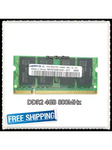 Laptop memory 4GB PC2-6400 DDR2 800MHz Notebook computer RAM 4G 800 6400S 200-pin SO-DIMM