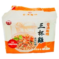 台酒 台酒麵攤 三杯雞風味乾麵  5包