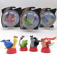 atAc Turbo Racing Snail Doll Action Figure Model Toy Children Gifts Collections Xsr
