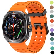 Ocean Band compatible For Samsung Galaxy Watch 7 ultra Strap 47mm Accessories Sports silicone Bracel