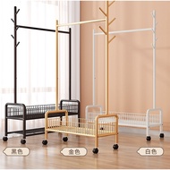#(3 In 1)(Fully Metal)Clothes hanging Rack/Clothes Drying Rack And Storage "With Wheels/(Ampaian Bes