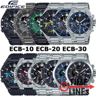 CASIO Edifice รุ่น ECB-10 ECB-20 ECB-30 series นาฬิกาชาย 2 ระบบ เชื่อมต่อกับสมาร์ทโฟน Bluetooth® Mobile Link ประกัน CMG 1ปี ECB ECB10 ECB20 ECB30 ECB-10 ECB-20 ECB-30