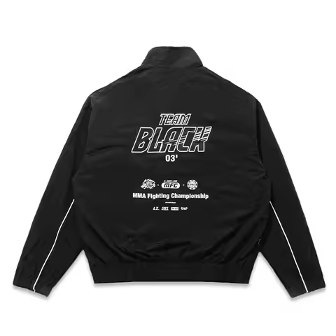 Korean Manhwa Jinx Team Black Windbreaker Jacket Men Women Sports Coat Unisex Loose Tops Outerwears 