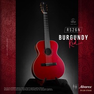 Alvarez RS26N "Burgundy Red" Size 3/4 Nylon String Guitar (Sitka Spruce/Mahogany) With Bag