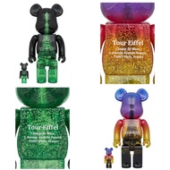 BE@RBRICK EIFFEL TOWER 100％ & 400％ GREEN DRESS Ver. / TWILIGHT Ver. bearbrick 艾菲爾鐵塔 巴黎鐵塔